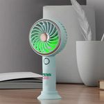 Simple LED and Handheld USB Rechargeable Fan 3