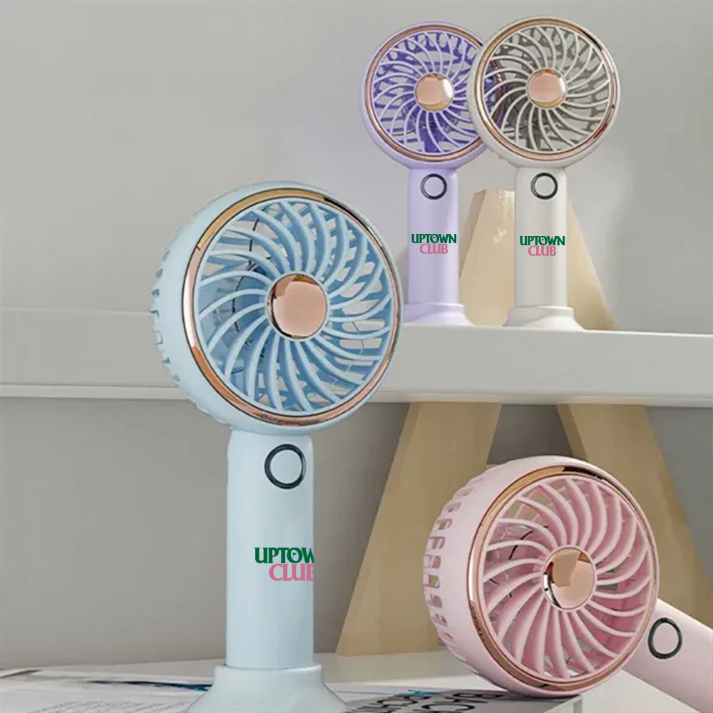 Simple LED and Handheld USB Rechargeable Fan 2