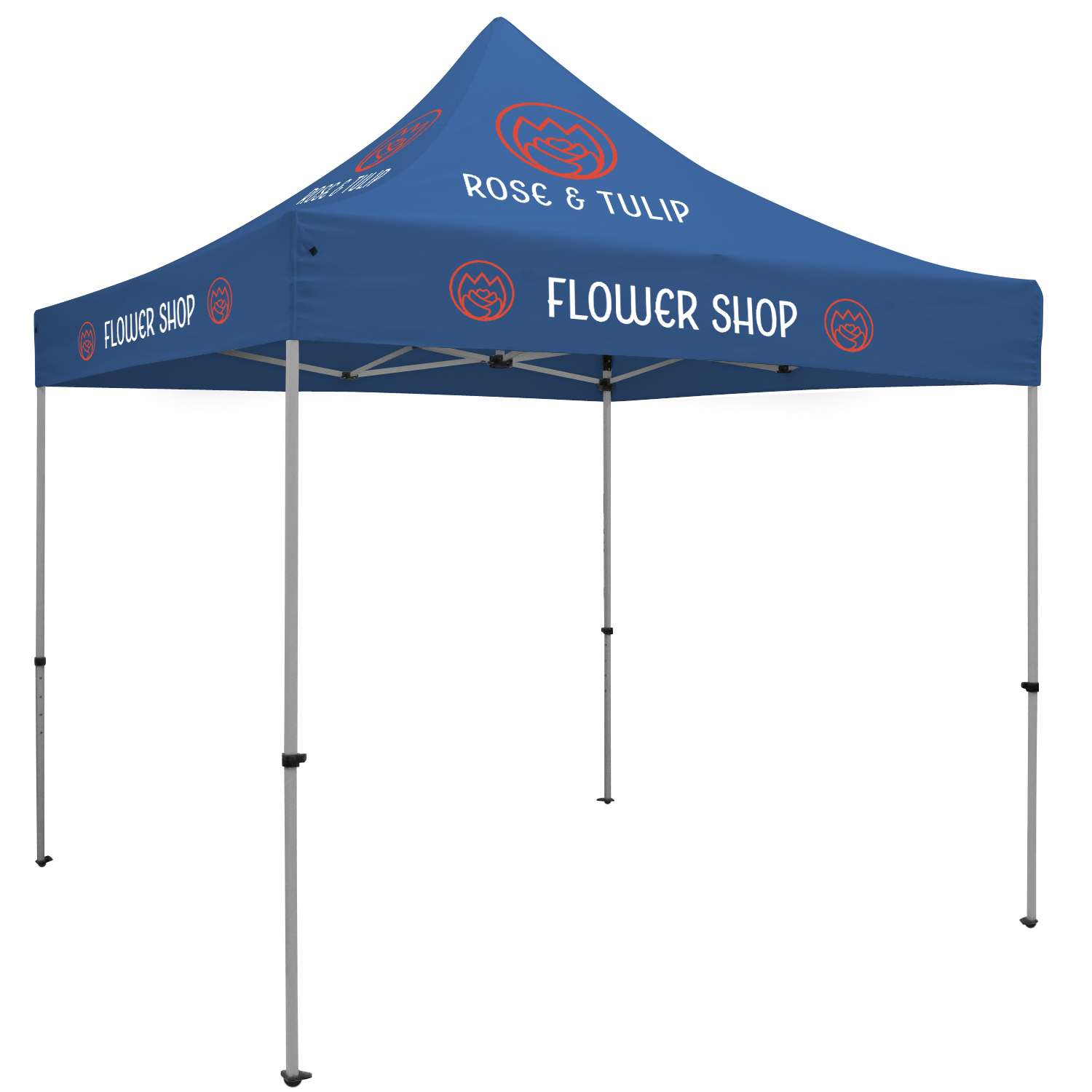 10' Premium Tent Kit (Imprinted, 4 Locations) 1