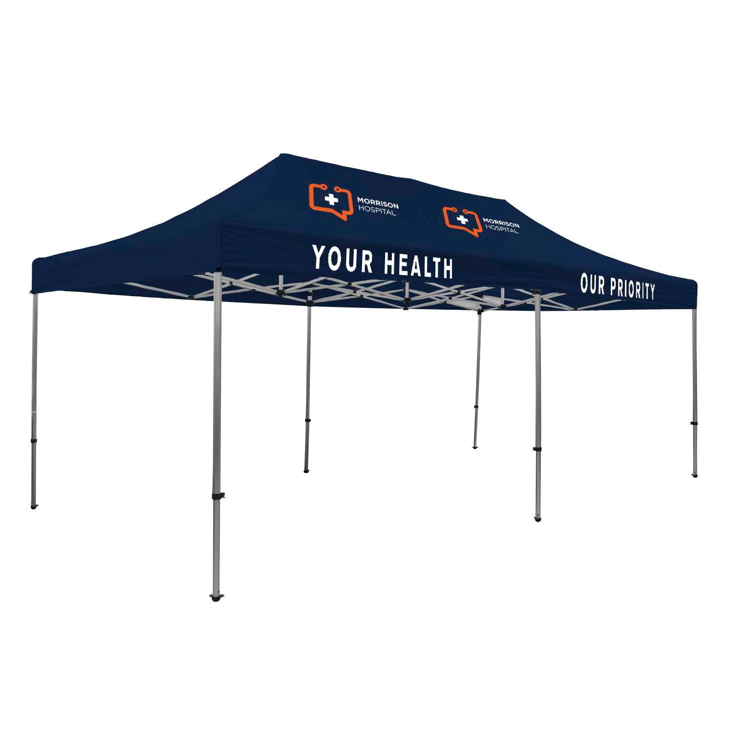 20' Premium Tent Kit (Imprinted, 4 Locations) 1