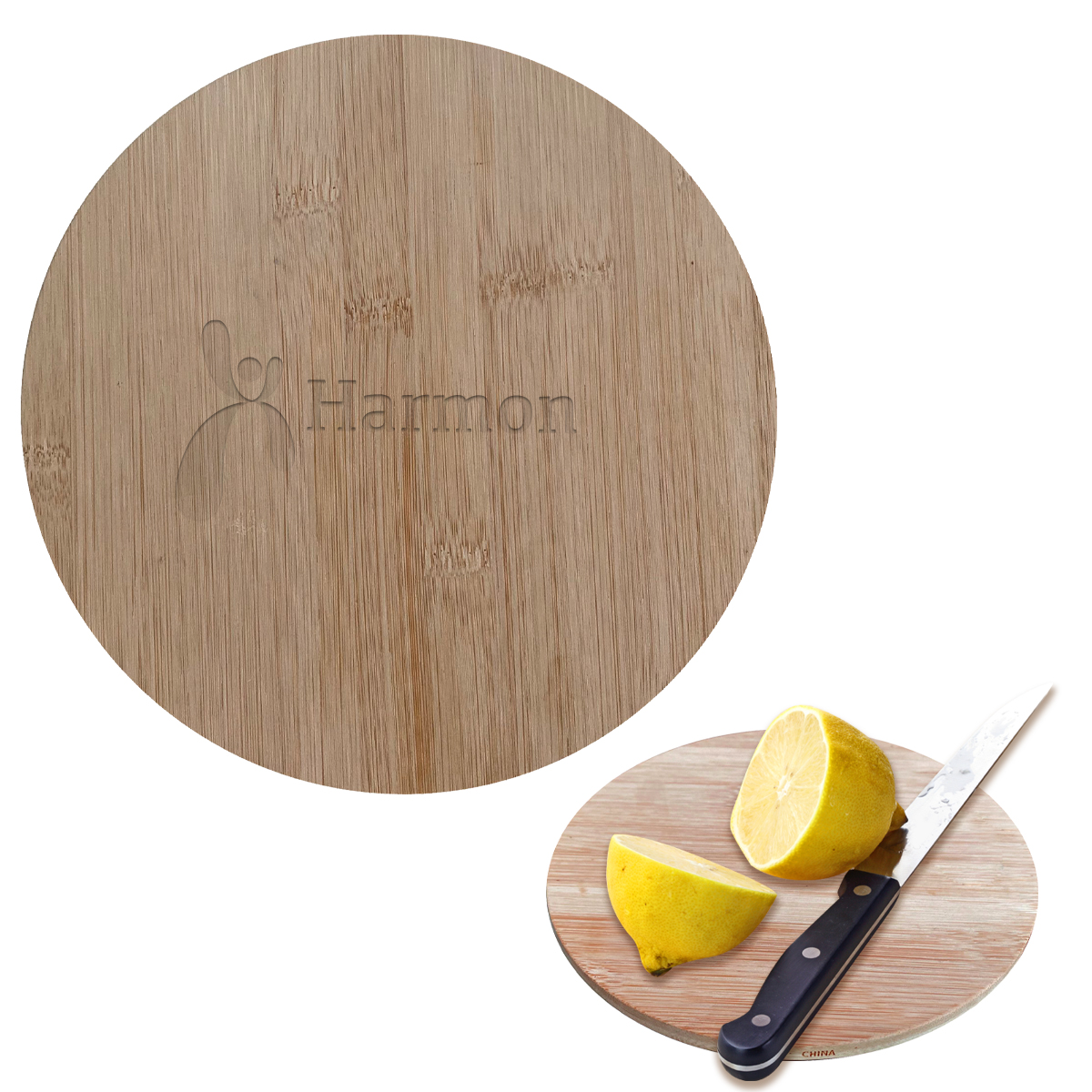 Round Bamboo Cutting Board 1