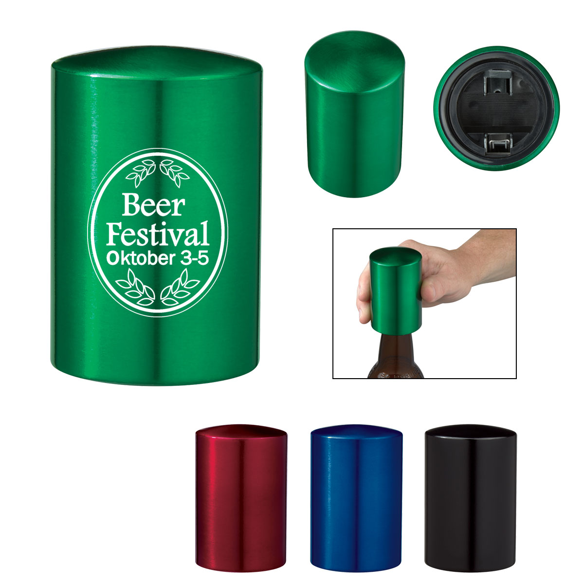 Push Down Aluminum Bottle Opener 2