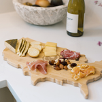 USA Shape Bamboo Cutting Board 2