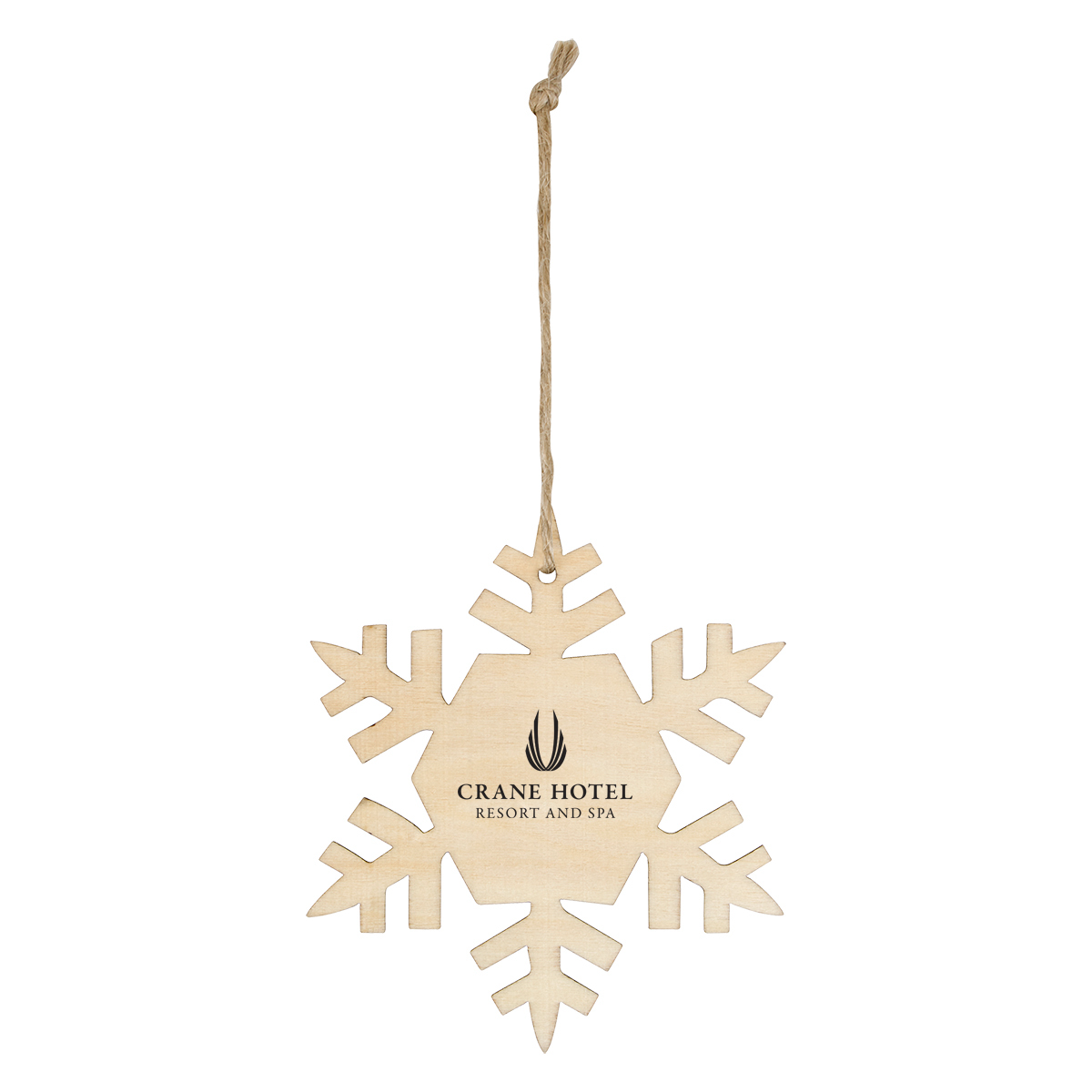 Wood Ornament - Snowflake 1