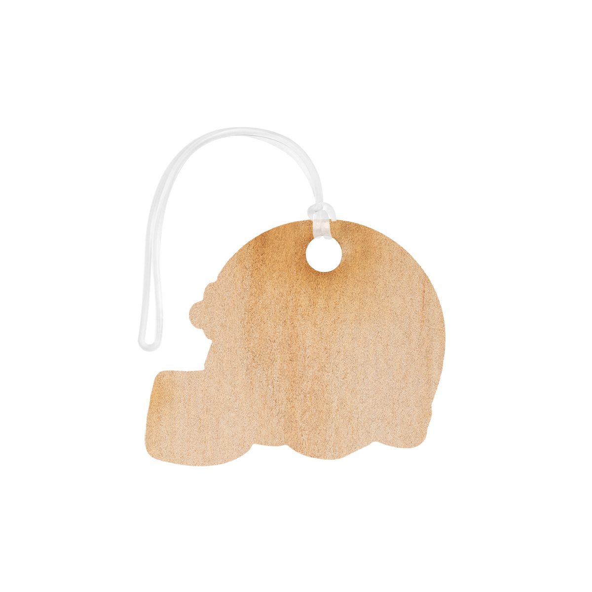 Full Color Wood Luggage Tag - 9" 3