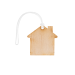 Full Color Wood Luggage Tag - 4" 3