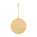 Wood Ornament - Circle 3