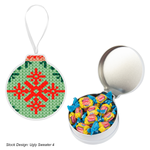 Full Color Ornament Tin With Candy 3
