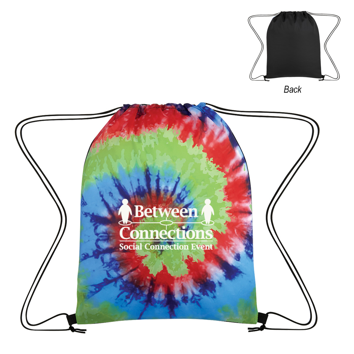 Tie-Dye Drawstring Bag 1