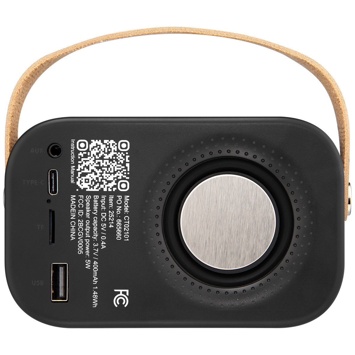 AWS Retro Boom FM Radio & Wireless Speaker 5