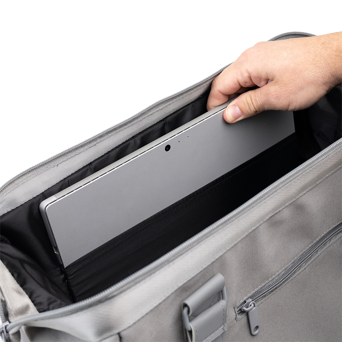 The Weekender Convertible Laptop Bag With Removable Drop Bottom 8