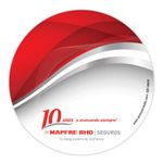 Mouse Carpet™ Heavy-Duty Fabric Mouse Pad (8"x1/8") Round 1