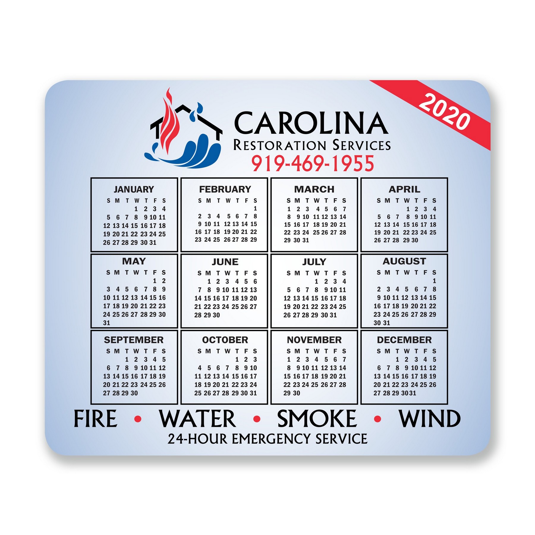 Mouse Carpet™ Heavy-Duty Fabric Mouse Pad (7.5"x8.5"x1/8") 1