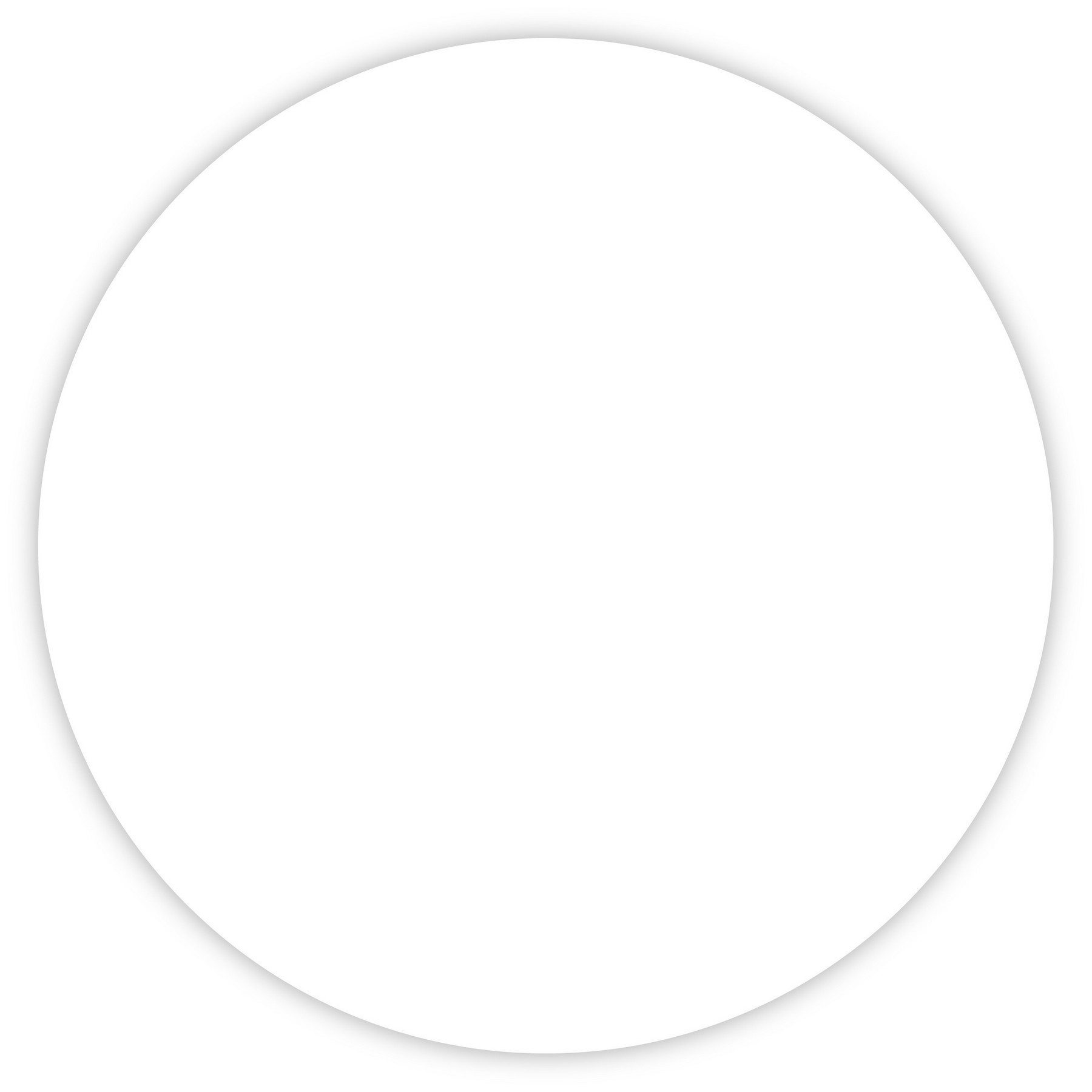 Mouse Carpet™ Heavy-Duty Fabric Mouse Pad (8"x1/8") Round 2