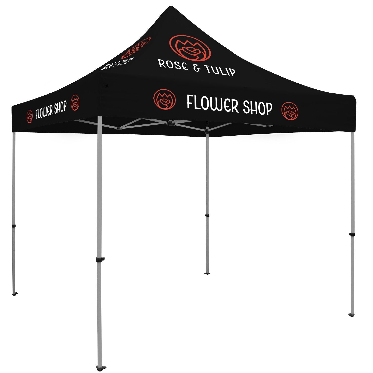 10' Premium Tent Kit (Imprinted, 4 Locations) 2