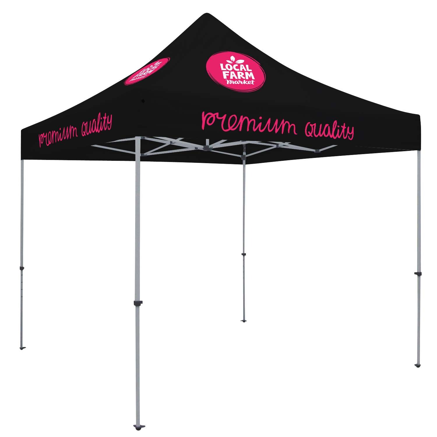 10' Deluxe Tent Kit (Full-Color Imprint, 4 Locations) 4