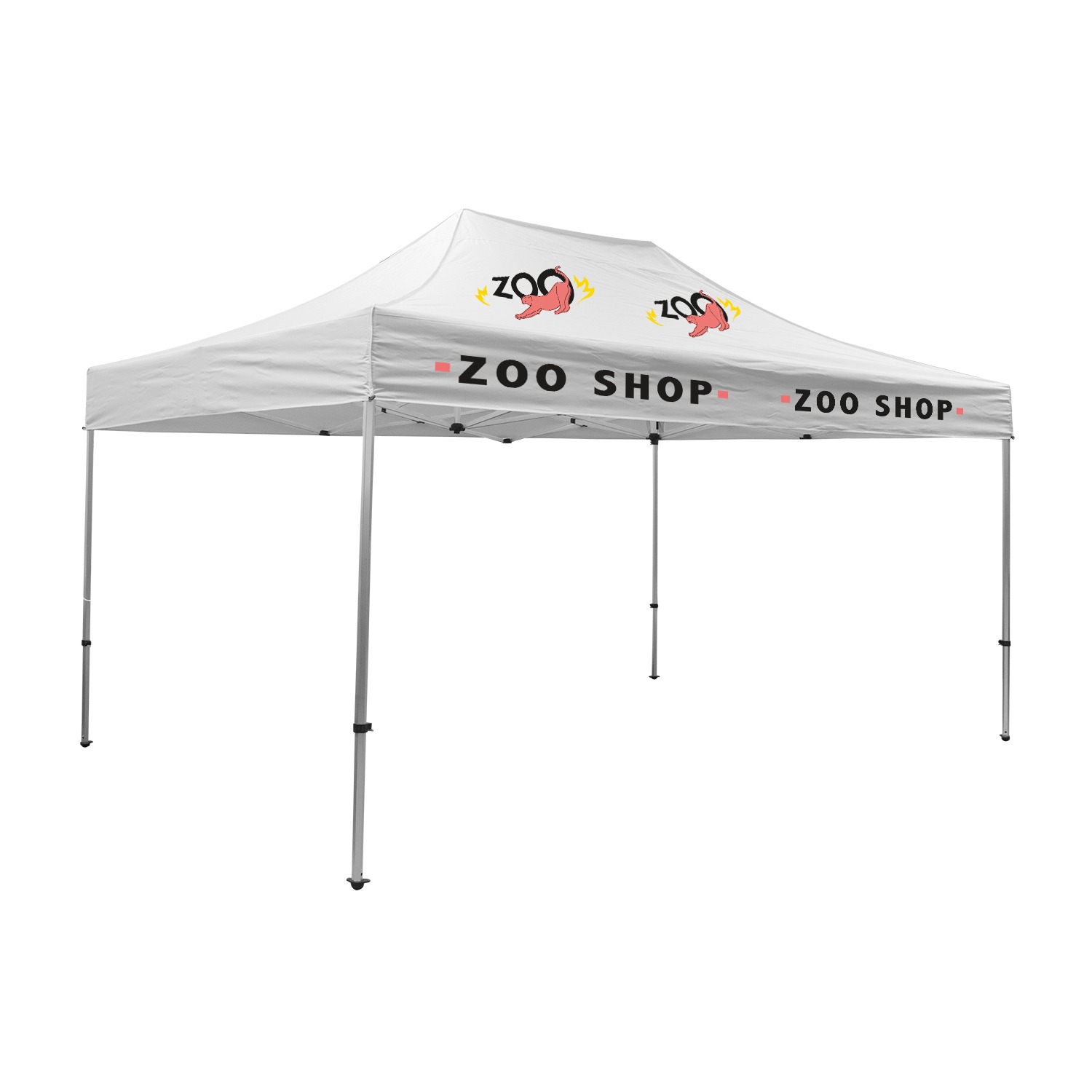 15' Premium Tent Kit (Imprinted, 4 Locations) 5