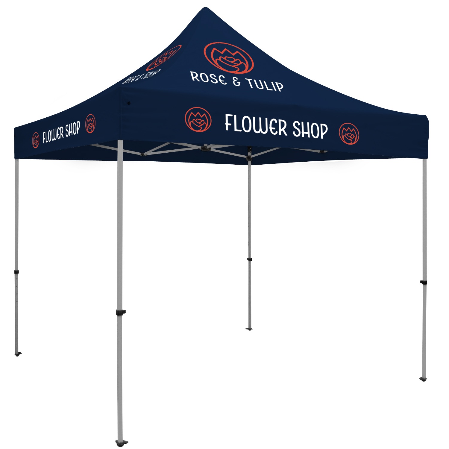 10' Premium Tent Kit (Imprinted, 4 Locations) 7