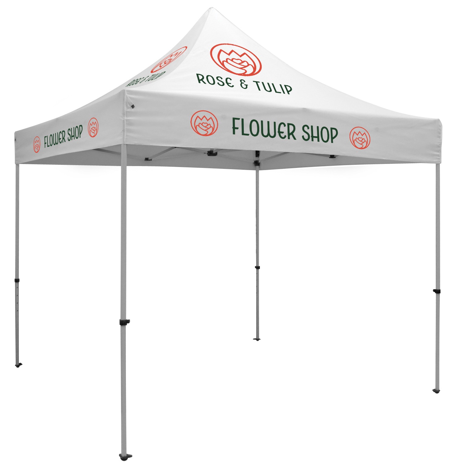 10' Premium Tent Kit (Imprinted, 4 Locations) 8