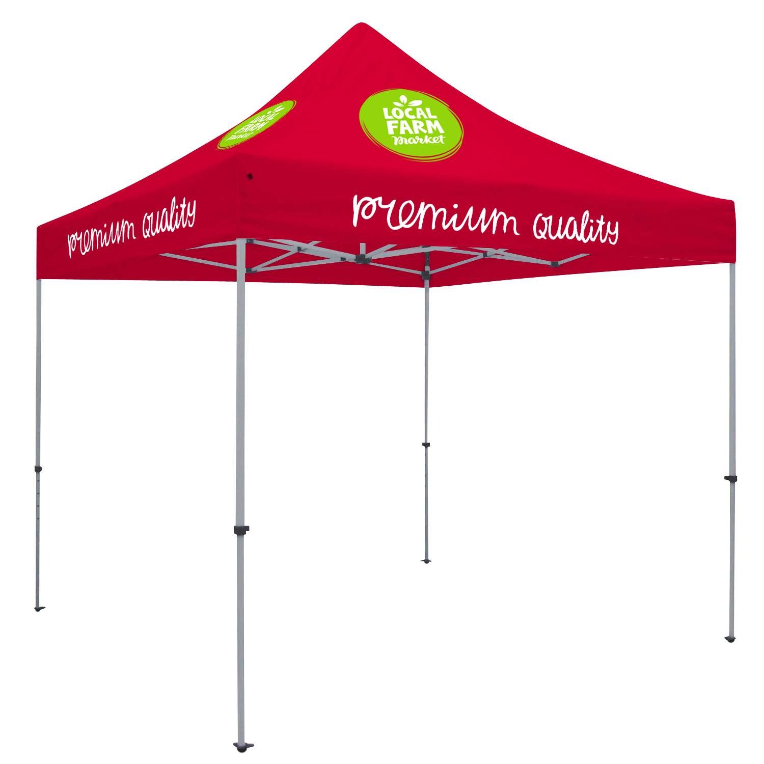 10' Deluxe Tent Kit (Full-Color Imprint, 4 Locations) 3